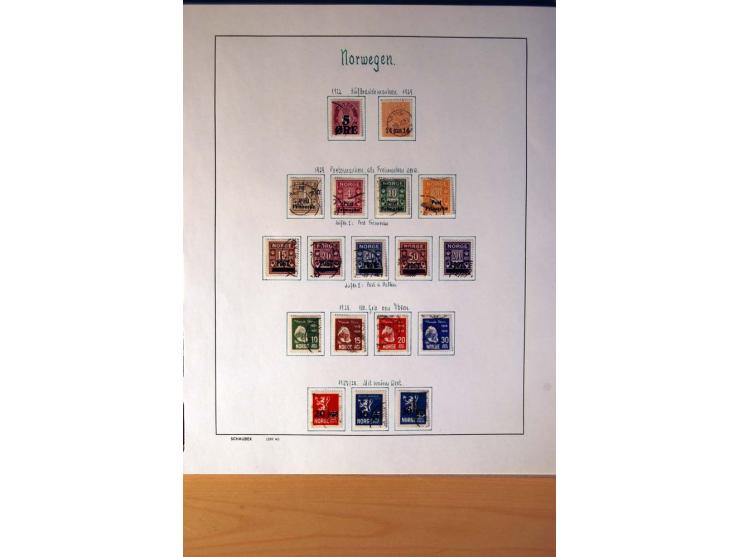 1855/1976, gestempelte überkpl. Sammlung mit Dienst- und Portomarken, u.a. Mi.-Nr. 1 mit Rost-, Orts- und Nummernstempel, daz