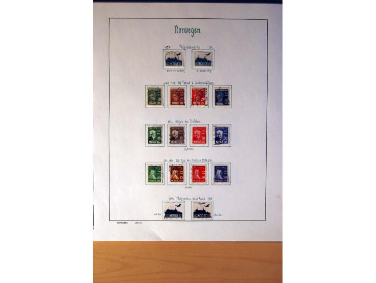 1855/1976, gestempelte überkpl. Sammlung mit Dienst- und Portomarken, u.a. Mi.-Nr. 1 mit Rost-, Orts- und Nummernstempel, daz