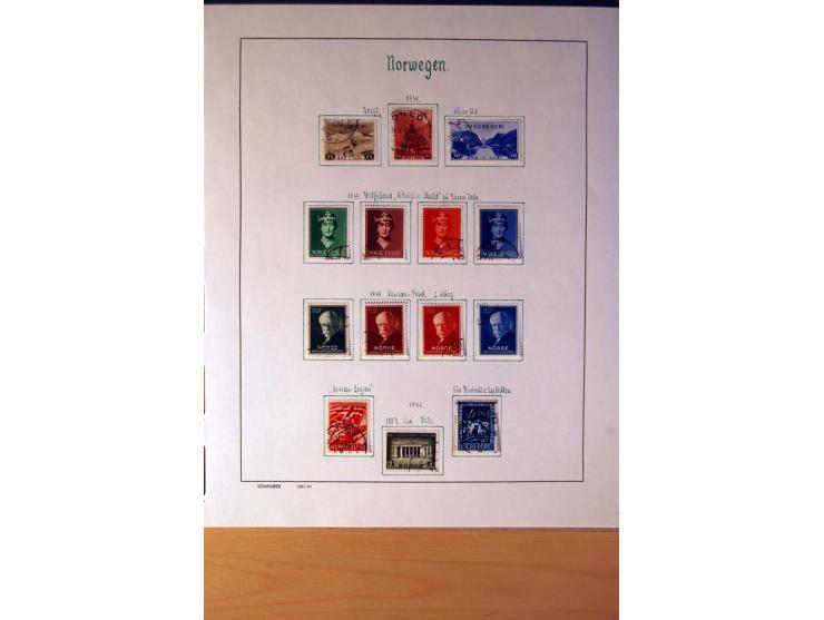 1855/1976, gestempelte überkpl. Sammlung mit Dienst- und Portomarken, u.a. Mi.-Nr. 1 mit Rost-, Orts- und Nummernstempel, daz