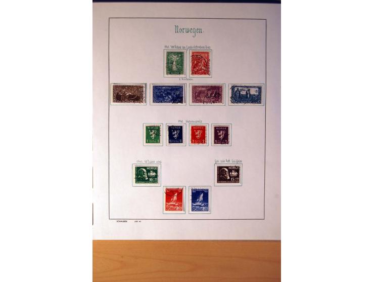 1855/1976, gestempelte überkpl. Sammlung mit Dienst- und Portomarken, u.a. Mi.-Nr. 1 mit Rost-, Orts- und Nummernstempel, daz