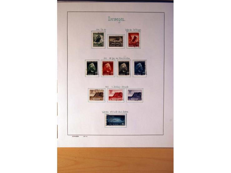 1855/1976, gestempelte überkpl. Sammlung mit Dienst- und Portomarken, u.a. Mi.-Nr. 1 mit Rost-, Orts- und Nummernstempel, daz