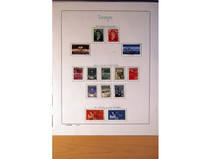 1855/1976, gestempelte überkpl. Sammlung mit Dienst- und Portomarken, u.a. Mi.-Nr. 1 mit Rost-, Orts- und Nummernstempel, daz
