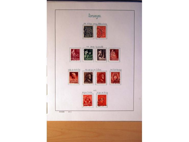 1855/1976, gestempelte überkpl. Sammlung mit Dienst- und Portomarken, u.a. Mi.-Nr. 1 mit Rost-, Orts- und Nummernstempel, daz