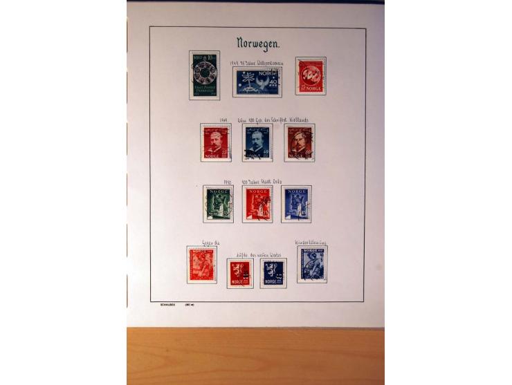 1855/1976, gestempelte überkpl. Sammlung mit Dienst- und Portomarken, u.a. Mi.-Nr. 1 mit Rost-, Orts- und Nummernstempel, daz