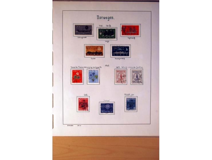 1855/1976, gestempelte überkpl. Sammlung mit Dienst- und Portomarken, u.a. Mi.-Nr. 1 mit Rost-, Orts- und Nummernstempel, daz