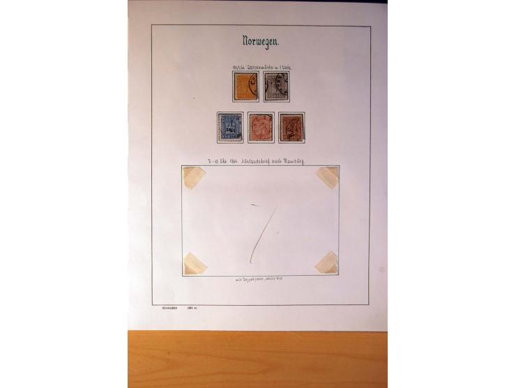 1855/1976, gestempelte überkpl. Sammlung mit Dienst- und Portomarken, u.a. Mi.-Nr. 1 mit Rost-, Orts- und Nummernstempel, daz