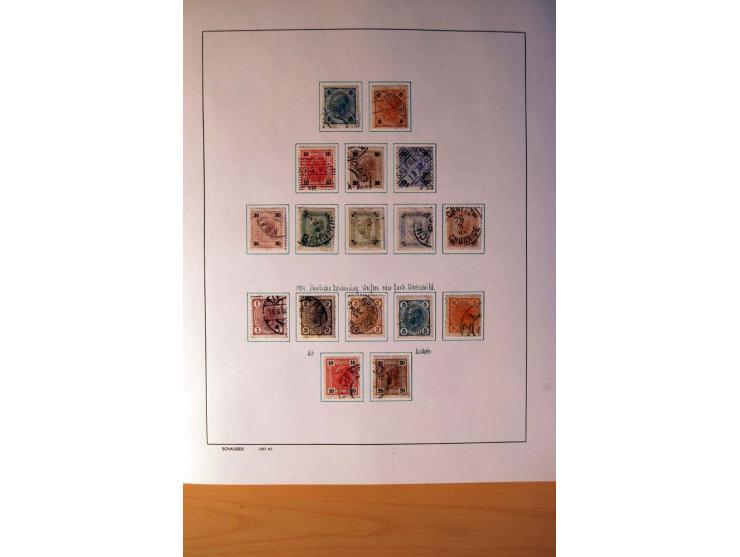 1850/1980, sehr schöne gestempelte Sammlung mit vielen besseren Werten, dabei Mi.-Nr. 16,17, 23, 518-23, 551-54, 555A und 588