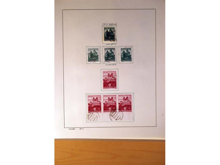 1850/1980, sehr schöne gestempelte Sammlung mit vielen besseren Werten, dabei Mi.-Nr. 16,17, 23, 518-23, 551-54, 555A und 588