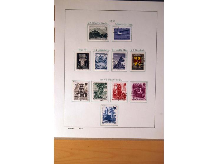 1850/1980, sehr schöne gestempelte Sammlung mit vielen besseren Werten, dabei Mi.-Nr. 16,17, 23, 518-23, 551-54, 555A und 588