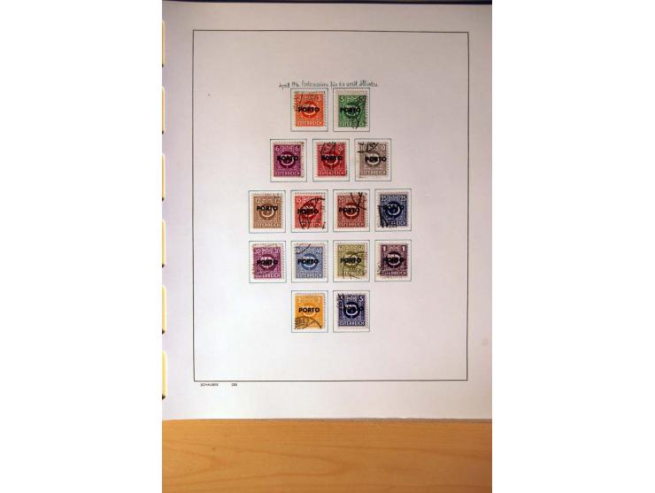 1850/1980, sehr schöne gestempelte Sammlung mit vielen besseren Werten, dabei Mi.-Nr. 16,17, 23, 518-23, 551-54, 555A und 588