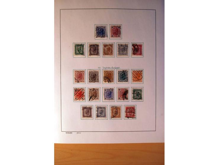 1850/1980, sehr schöne gestempelte Sammlung mit vielen besseren Werten, dabei Mi.-Nr. 16,17, 23, 518-23, 551-54, 555A und 588