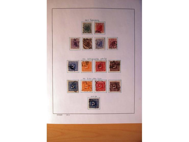 1850/1980, sehr schöne gestempelte Sammlung mit vielen besseren Werten, dabei Mi.-Nr. 16,17, 23, 518-23, 551-54, 555A und 588
