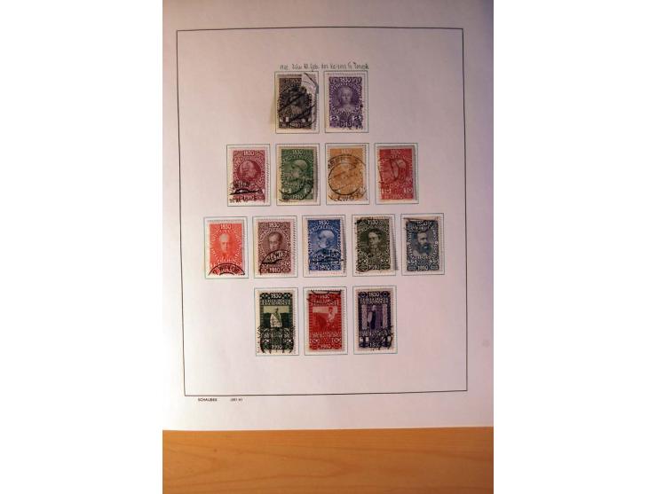 1850/1980, sehr schöne gestempelte Sammlung mit vielen besseren Werten, dabei Mi.-Nr. 16,17, 23, 518-23, 551-54, 555A und 588