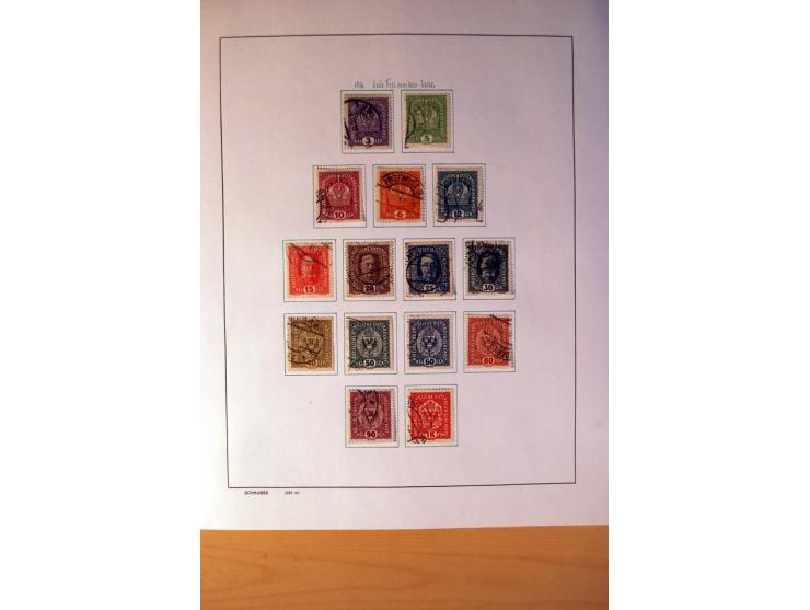 1850/1980, sehr schöne gestempelte Sammlung mit vielen besseren Werten, dabei Mi.-Nr. 16,17, 23, 518-23, 551-54, 555A und 588