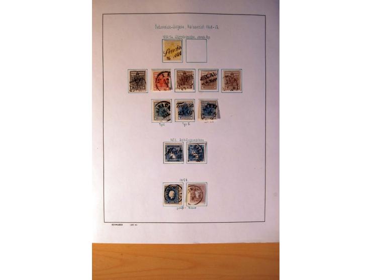 1850/1980, sehr schöne gestempelte Sammlung mit vielen besseren Werten, dabei Mi.-Nr. 16,17, 23, 518-23, 551-54, 555A und 588