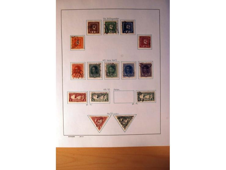 1850/1980, sehr schöne gestempelte Sammlung mit vielen besseren Werten, dabei Mi.-Nr. 16,17, 23, 518-23, 551-54, 555A und 588