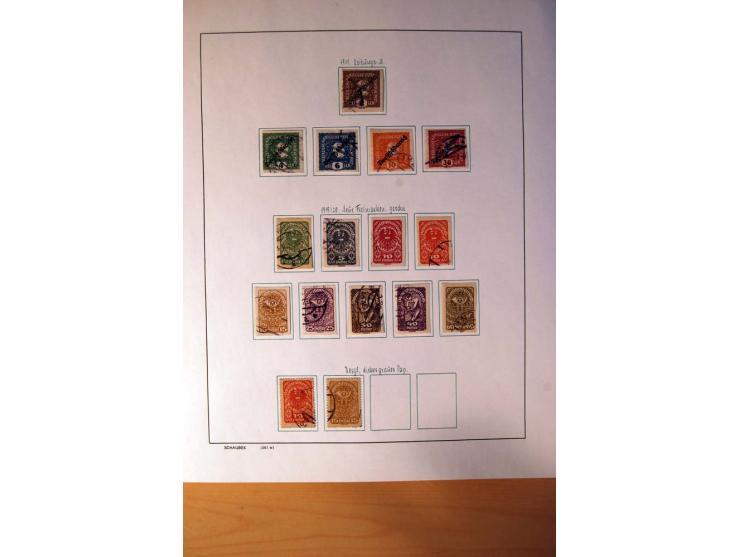 1850/1980, sehr schöne gestempelte Sammlung mit vielen besseren Werten, dabei Mi.-Nr. 16,17, 23, 518-23, 551-54, 555A und 588