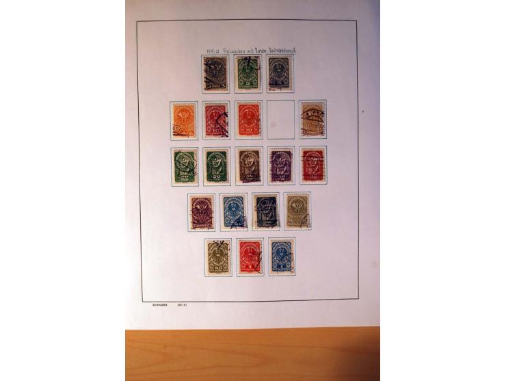 1850/1980, sehr schöne gestempelte Sammlung mit vielen besseren Werten, dabei Mi.-Nr. 16,17, 23, 518-23, 551-54, 555A und 588