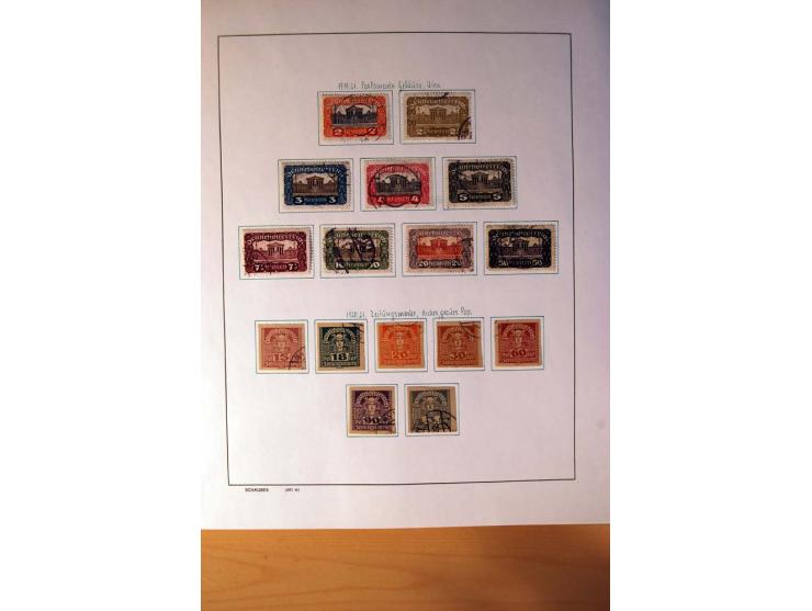 1850/1980, sehr schöne gestempelte Sammlung mit vielen besseren Werten, dabei Mi.-Nr. 16,17, 23, 518-23, 551-54, 555A und 588