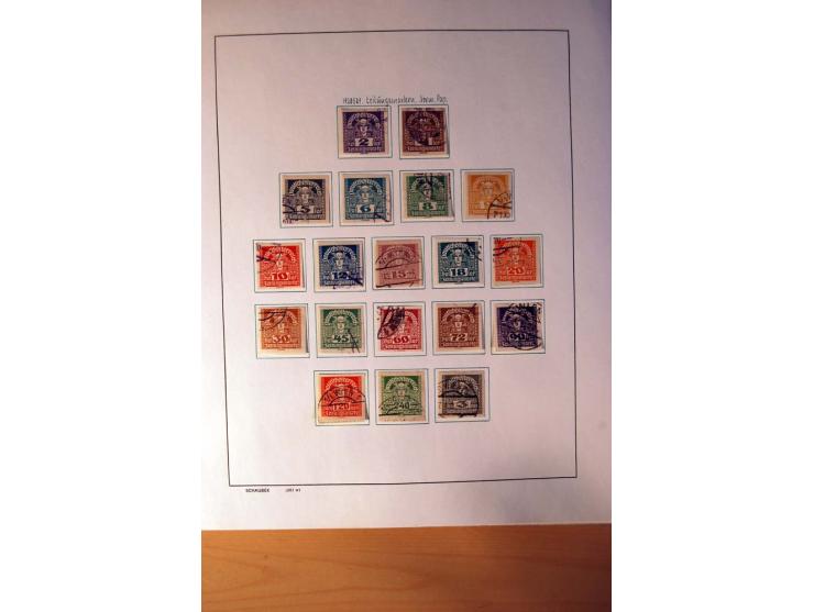 1850/1980, sehr schöne gestempelte Sammlung mit vielen besseren Werten, dabei Mi.-Nr. 16,17, 23, 518-23, 551-54, 555A und 588