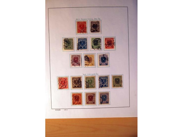 1850/1980, sehr schöne gestempelte Sammlung mit vielen besseren Werten, dabei Mi.-Nr. 16,17, 23, 518-23, 551-54, 555A und 588