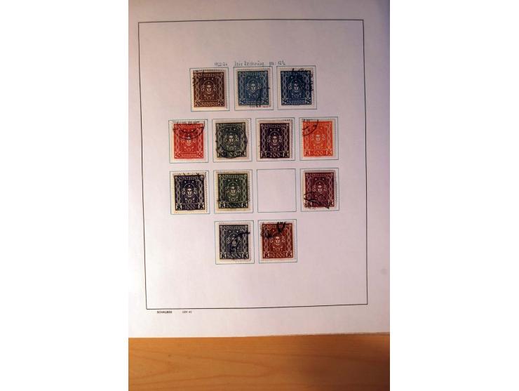 1850/1980, sehr schöne gestempelte Sammlung mit vielen besseren Werten, dabei Mi.-Nr. 16,17, 23, 518-23, 551-54, 555A und 588
