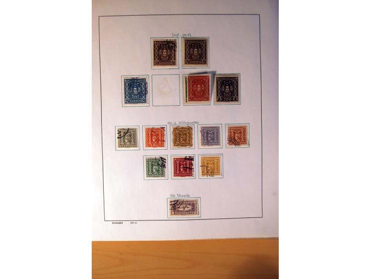 1850/1980, sehr schöne gestempelte Sammlung mit vielen besseren Werten, dabei Mi.-Nr. 16,17, 23, 518-23, 551-54, 555A und 588