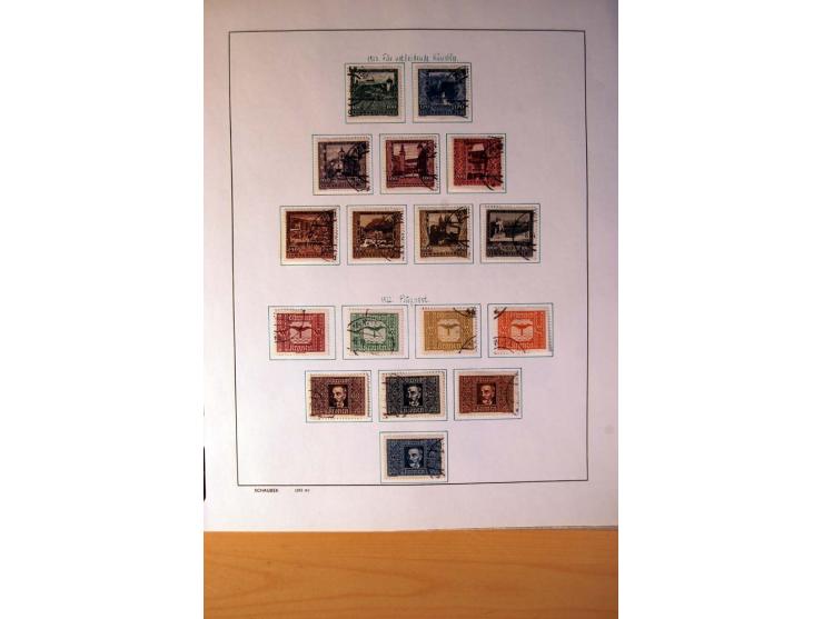 1850/1980, sehr schöne gestempelte Sammlung mit vielen besseren Werten, dabei Mi.-Nr. 16,17, 23, 518-23, 551-54, 555A und 588