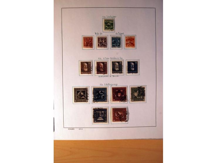 1850/1980, sehr schöne gestempelte Sammlung mit vielen besseren Werten, dabei Mi.-Nr. 16,17, 23, 518-23, 551-54, 555A und 588
