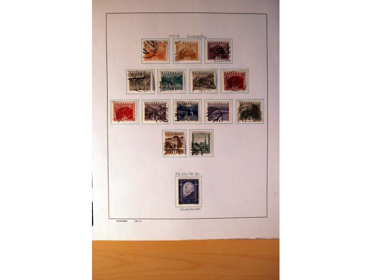 1850/1980, sehr schöne gestempelte Sammlung mit vielen besseren Werten, dabei Mi.-Nr. 16,17, 23, 518-23, 551-54, 555A und 588