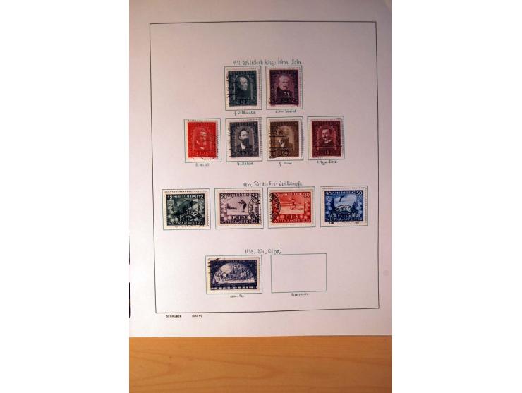 1850/1980, sehr schöne gestempelte Sammlung mit vielen besseren Werten, dabei Mi.-Nr. 16,17, 23, 518-23, 551-54, 555A und 588