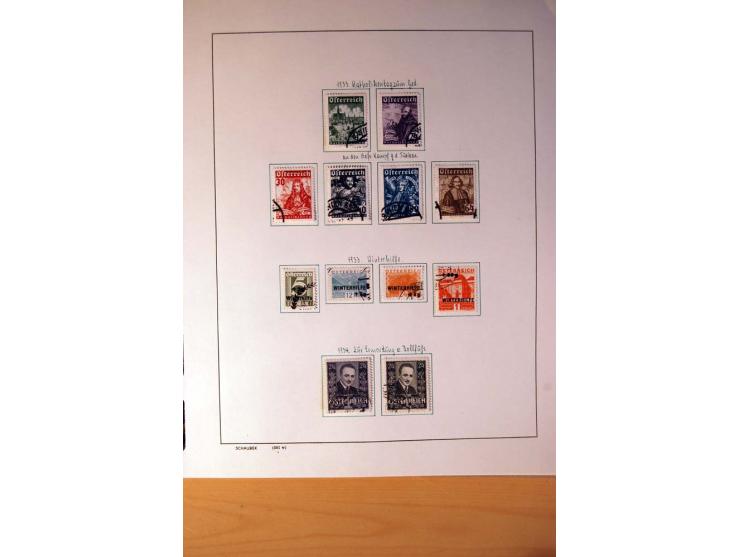 1850/1980, sehr schöne gestempelte Sammlung mit vielen besseren Werten, dabei Mi.-Nr. 16,17, 23, 518-23, 551-54, 555A und 588