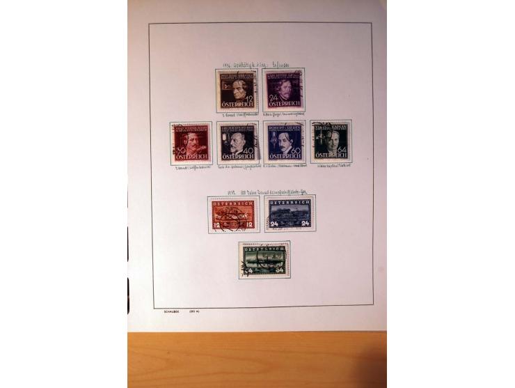 1850/1980, sehr schöne gestempelte Sammlung mit vielen besseren Werten, dabei Mi.-Nr. 16,17, 23, 518-23, 551-54, 555A und 588