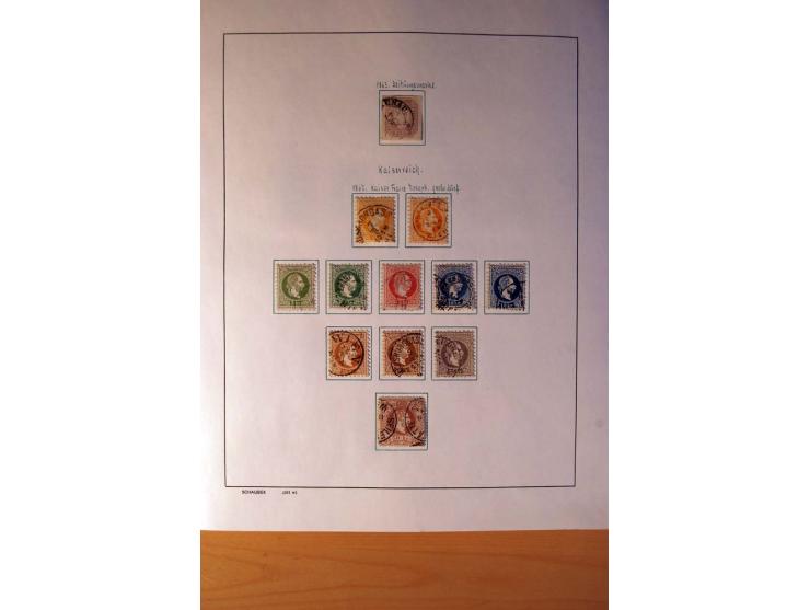 1850/1980, sehr schöne gestempelte Sammlung mit vielen besseren Werten, dabei Mi.-Nr. 16,17, 23, 518-23, 551-54, 555A und 588