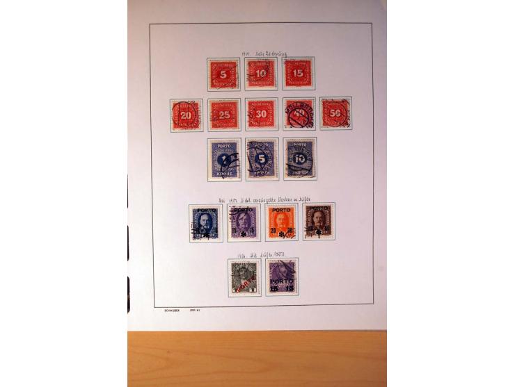 1850/1980, sehr schöne gestempelte Sammlung mit vielen besseren Werten, dabei Mi.-Nr. 16,17, 23, 518-23, 551-54, 555A und 588