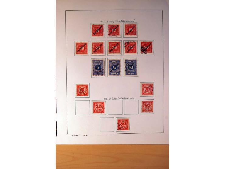1850/1980, sehr schöne gestempelte Sammlung mit vielen besseren Werten, dabei Mi.-Nr. 16,17, 23, 518-23, 551-54, 555A und 588