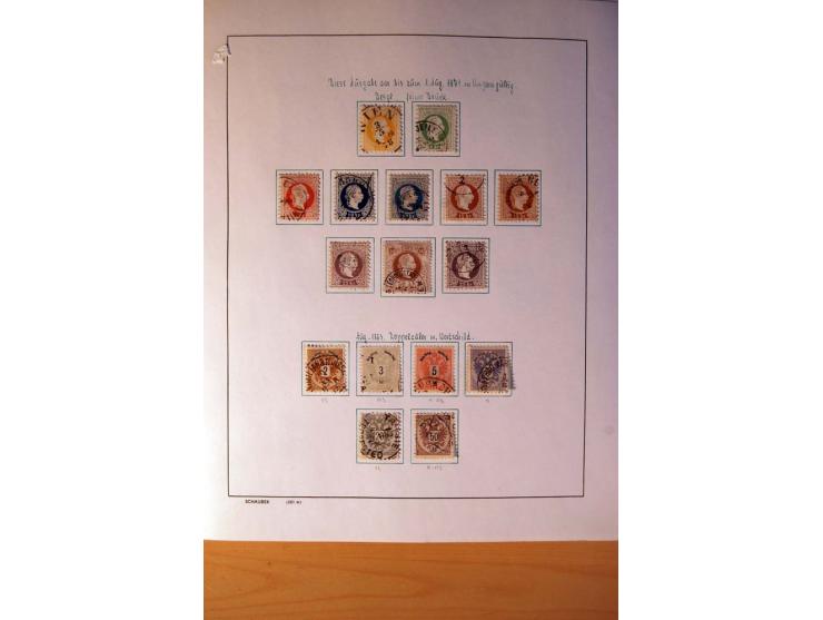 1850/1980, sehr schöne gestempelte Sammlung mit vielen besseren Werten, dabei Mi.-Nr. 16,17, 23, 518-23, 551-54, 555A und 588