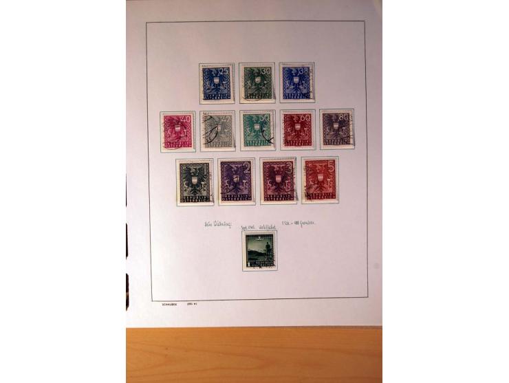 1850/1980, sehr schöne gestempelte Sammlung mit vielen besseren Werten, dabei Mi.-Nr. 16,17, 23, 518-23, 551-54, 555A und 588