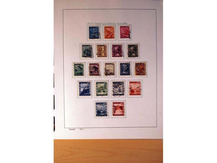1850/1980, sehr schöne gestempelte Sammlung mit vielen besseren Werten, dabei Mi.-Nr. 16,17, 23, 518-23, 551-54, 555A und 588