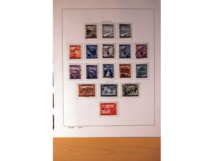 1850/1980, sehr schöne gestempelte Sammlung mit vielen besseren Werten, dabei Mi.-Nr. 16,17, 23, 518-23, 551-54, 555A und 588