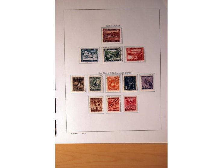 1850/1980, sehr schöne gestempelte Sammlung mit vielen besseren Werten, dabei Mi.-Nr. 16,17, 23, 518-23, 551-54, 555A und 588