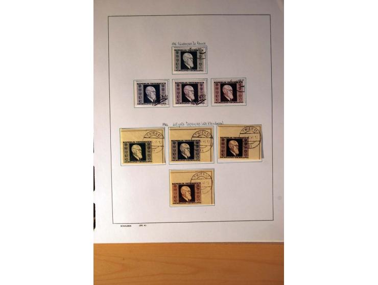 1850/1980, sehr schöne gestempelte Sammlung mit vielen besseren Werten, dabei Mi.-Nr. 16,17, 23, 518-23, 551-54, 555A und 588