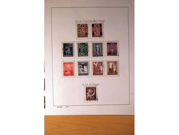 1850/1980, sehr schöne gestempelte Sammlung mit vielen besseren Werten, dabei Mi.-Nr. 16,17, 23, 518-23, 551-54, 555A und 588