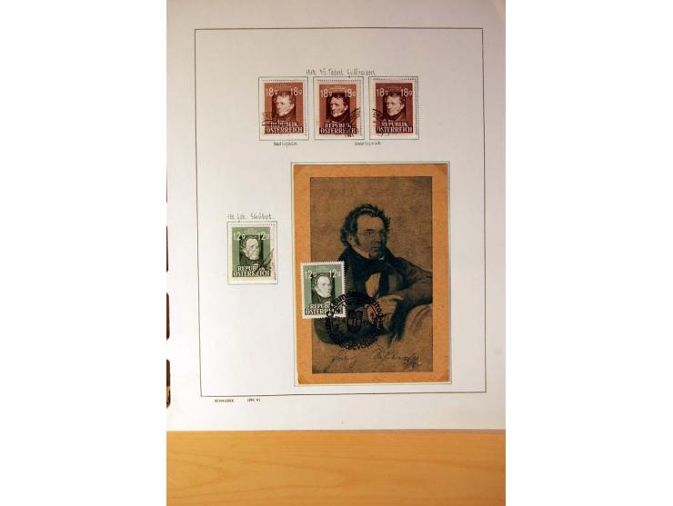 1850/1980, sehr schöne gestempelte Sammlung mit vielen besseren Werten, dabei Mi.-Nr. 16,17, 23, 518-23, 551-54, 555A und 588