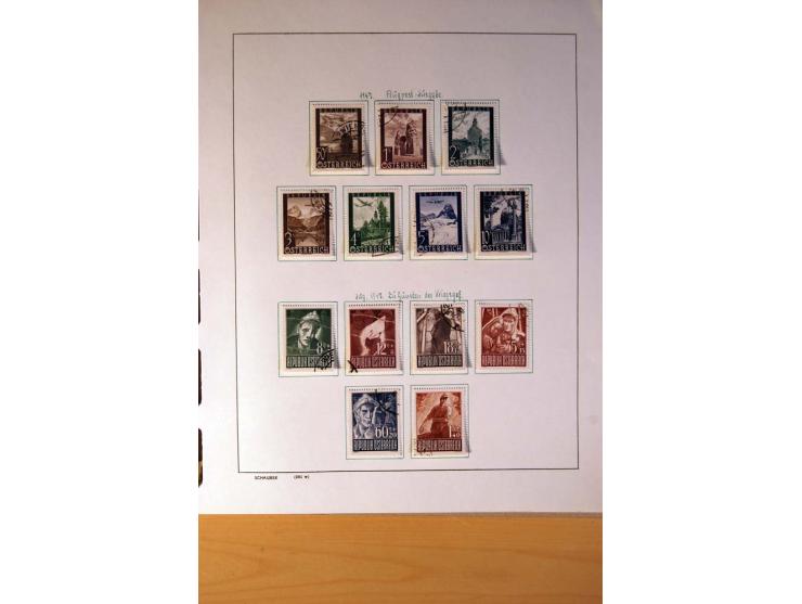 1850/1980, sehr schöne gestempelte Sammlung mit vielen besseren Werten, dabei Mi.-Nr. 16,17, 23, 518-23, 551-54, 555A und 588