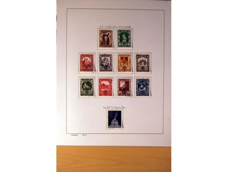 1850/1980, sehr schöne gestempelte Sammlung mit vielen besseren Werten, dabei Mi.-Nr. 16,17, 23, 518-23, 551-54, 555A und 588