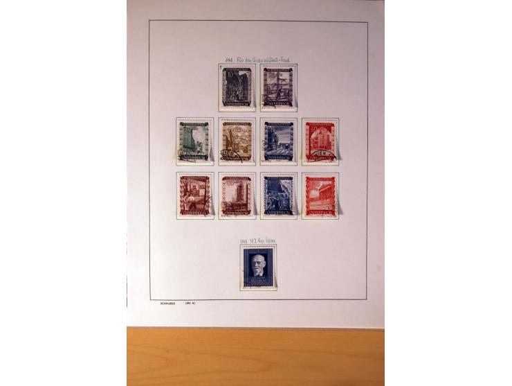 1850/1980, sehr schöne gestempelte Sammlung mit vielen besseren Werten, dabei Mi.-Nr. 16,17, 23, 518-23, 551-54, 555A und 588
