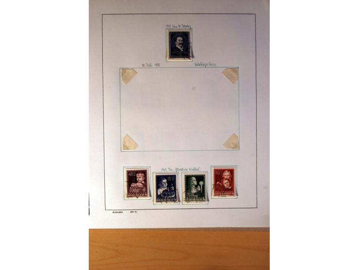 1850/1980, sehr schöne gestempelte Sammlung mit vielen besseren Werten, dabei Mi.-Nr. 16,17, 23, 518-23, 551-54, 555A und 588