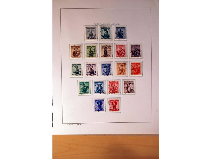 1850/1980, sehr schöne gestempelte Sammlung mit vielen besseren Werten, dabei Mi.-Nr. 16,17, 23, 518-23, 551-54, 555A und 588