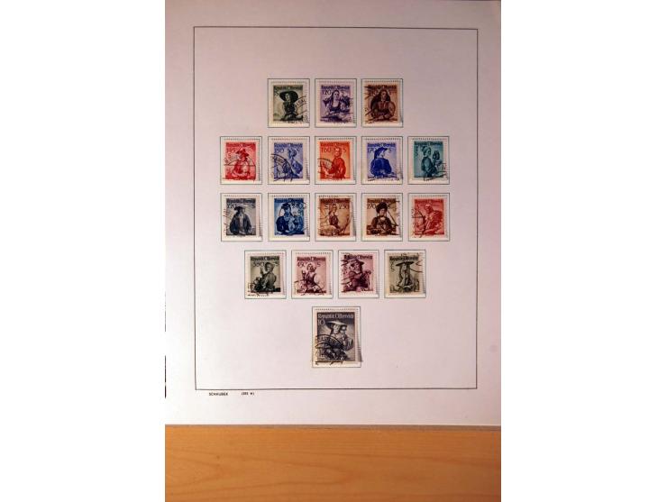 1850/1980, sehr schöne gestempelte Sammlung mit vielen besseren Werten, dabei Mi.-Nr. 16,17, 23, 518-23, 551-54, 555A und 588
